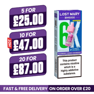 Blueberry Cherry Cranberry Lost Mary BM6000 Refill Pods