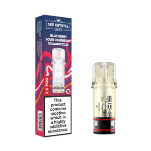 SKE Crystal Plus Blueberry Sour Raspberry Prefilled Pods