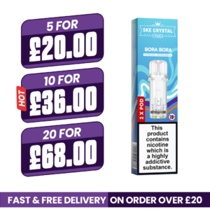 SKE Crystal Plus Bora Bora Prefilled Pods