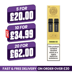 Banana Ice Gold Bar Reload Prefilled Pods