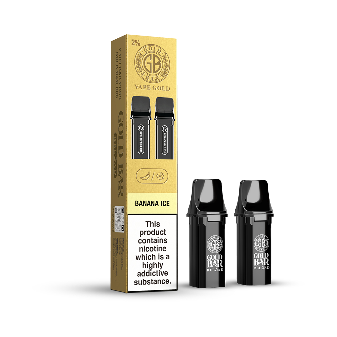 Banana Ice Gold Bar Reload Prefilled Pods