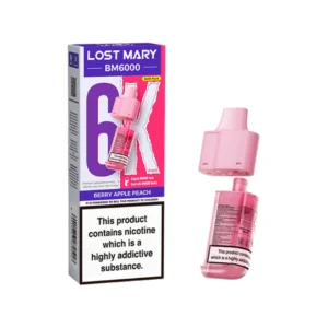 Berry Apple Peach Lost Mary BM6000 Refill Pods