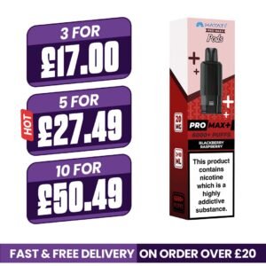 Hayati Pro Max Plus Blackberry Raspberry Refill Pods