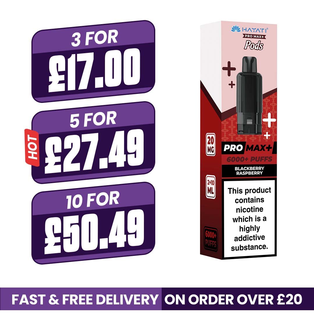 Hayati Pro Max Plus Blackberry Raspberry Refill Pods