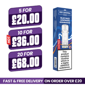 SKE Crystal Plus Blue Fusion Prefilled Pods
