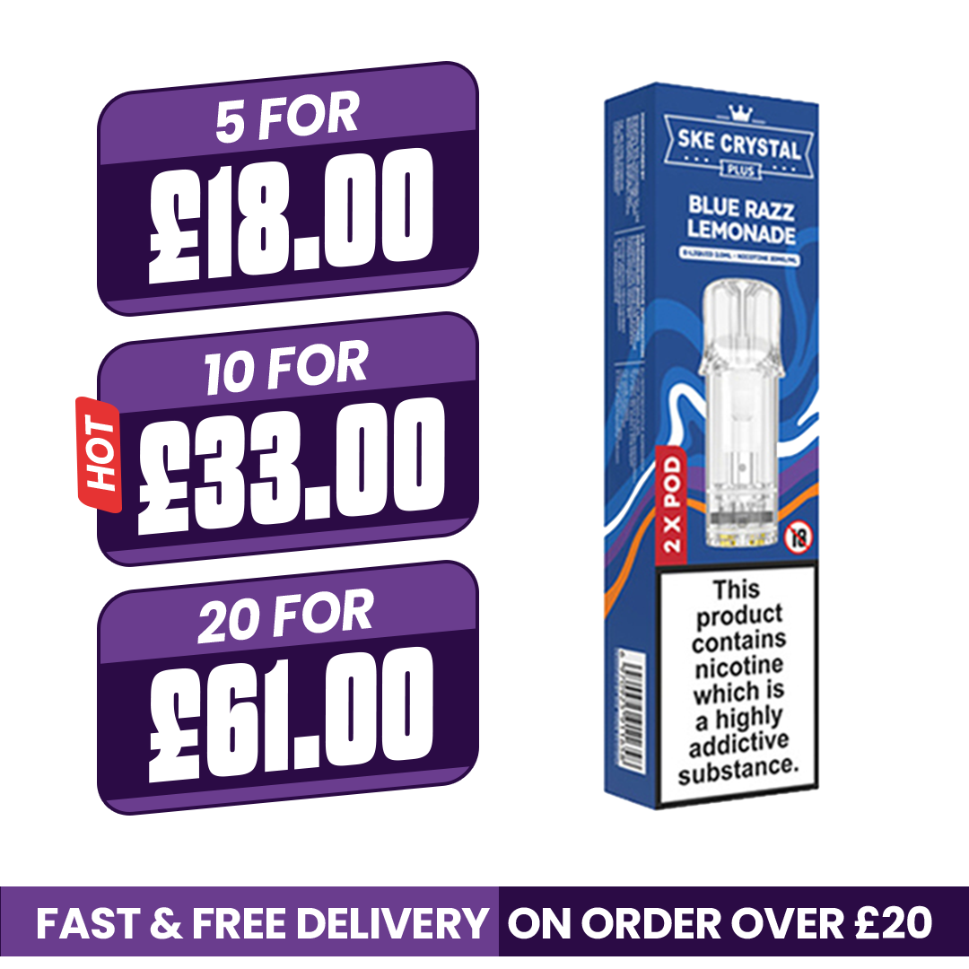 SKE Crystal Plus Blue Fusion Prefilled Pods
