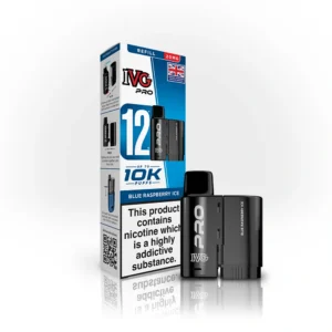 IVG Pro 12 Blue Raspberry Ice Refill Pods