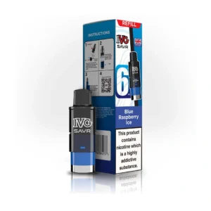 Blue Raspberry Ice IVG Savr Refill Pods