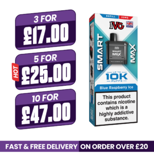 IVG Smart Max Blue Raspberry Ice Refill Pods