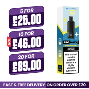 Hayati Pro Max Plus Blue Razz Pineapple Refill Pods
