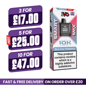 IVG Smart Max Blue Sour Raspberry Refill Pods