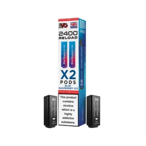 Blue Raspberry Ice IVG 2400 Reload 2 in 1 Refill Pods