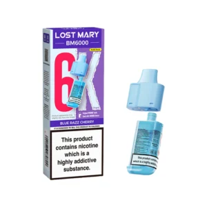 Blue Razz Cherry Lost Mary BM6000 Refill Pods