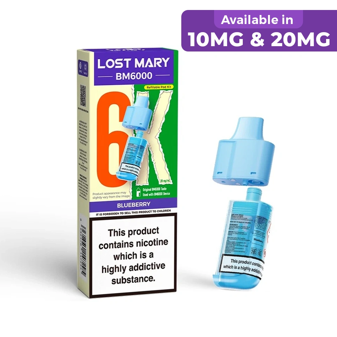 Blueberry Lost Mary BM6000 Refill Pods