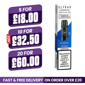 Blueberry Elf bar 600 Refill Pods