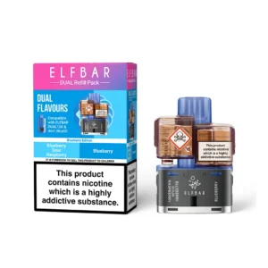 Blueberry Edition Elf Bar Dual 10k Refill Pods
