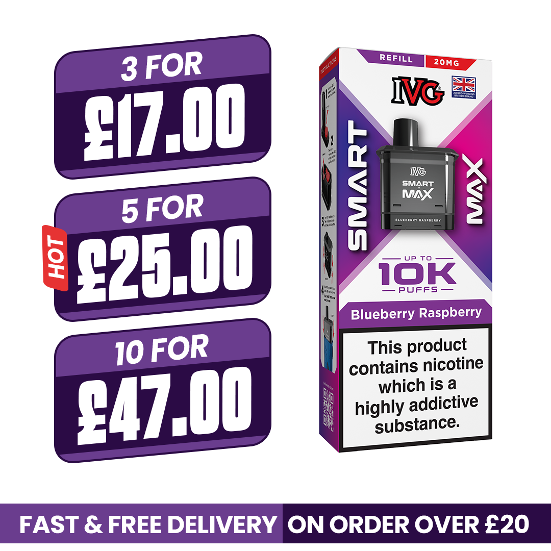 IVG Smart Max Blueberry Raspberry Refill Pods