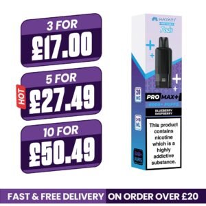 Hayati Pro Max Plus Blueberry Raspberry Refill Pods