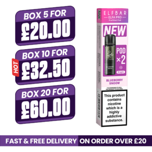 Blueberry Snoow Elf Bar Elfa Pro Prefilled Pods