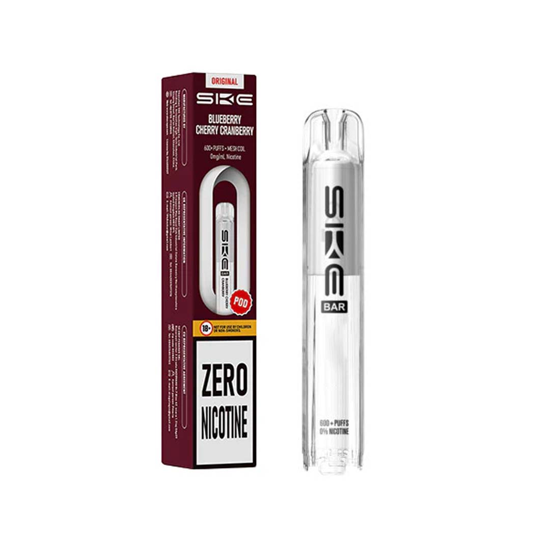 Blueberry Cherry Cranberry SKE Bar 600 Zero Nicotine Prefilled Pods
