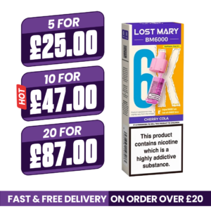 Cherry Cola Lost Mary BM6000 Refill Pods