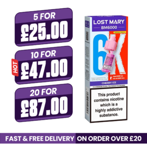 Cherry Ice Lost Mary BM6000 Refill Pods