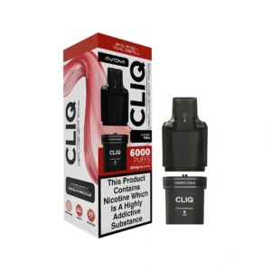 Cherry Cola Avomi Cliq 6000 Prefilled pods