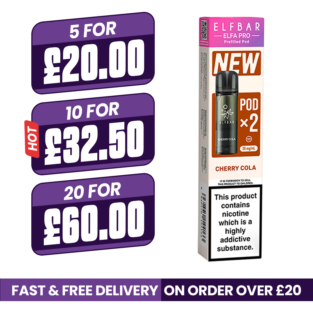 Cherry Cola Elf Bar Elfa Pro Prefilled Pods