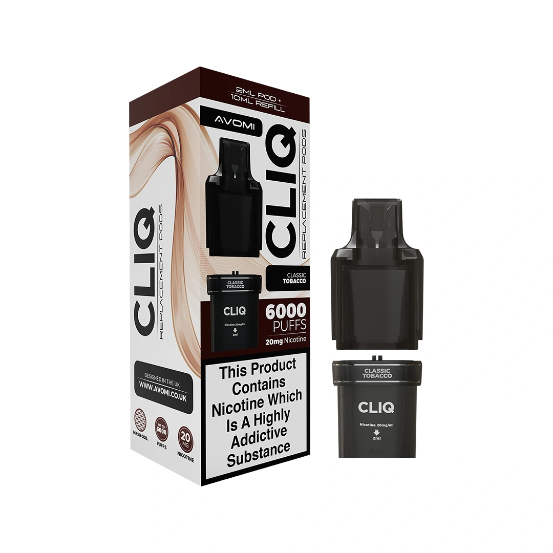 Classic Tobacco Avomi Cliq 6000 Prefilled pods