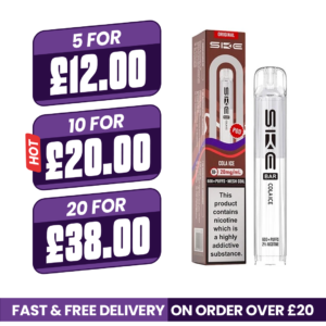 Cola Ice SKE Bar 600 Prefilled Pods