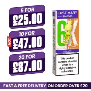 Cola Lime Lost Mary BM6000 Refill Pods