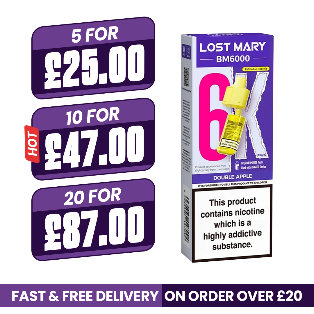 Double Apple Lost Mary BM6000 Refill Pods