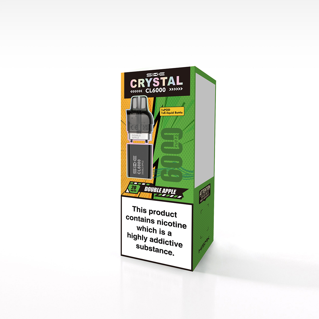 Double Apple SKE Crystal CL6000 Refill Pods