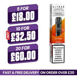 Elf Bar 600 Elfturbo Prefilled Pods