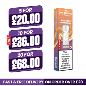 SKE Crystal Plus Fire Brew Prefilled Pods