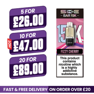 Fizzy Cherry SKE Bar 15K Refill Pods