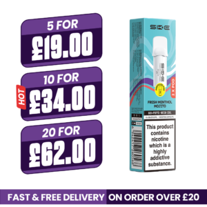Fresh Menthol Mojito SKE Crystal Bar 600 Pro Prefilled Pods
