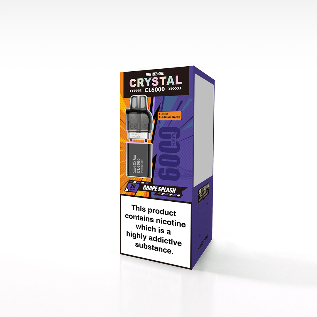 Grape Splash SKE Crystal CL6000 Refill Pods