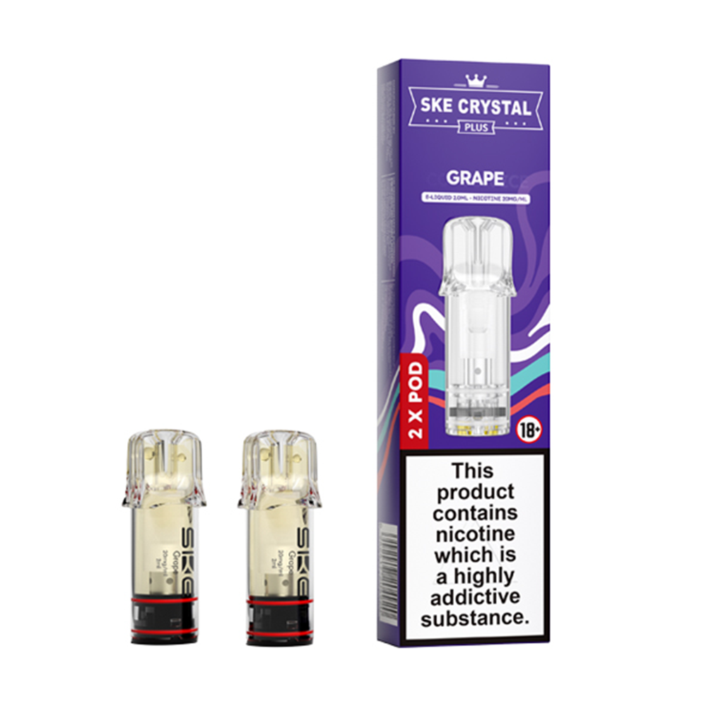 SKE Crystal Plus Grape Prefilled Pods