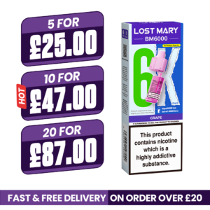 Lost Mary BM6000 Grape Prefilled Refill Pods