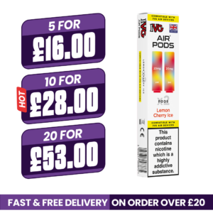 IVG Air Prefilled Pods Lemon Cherry Ice