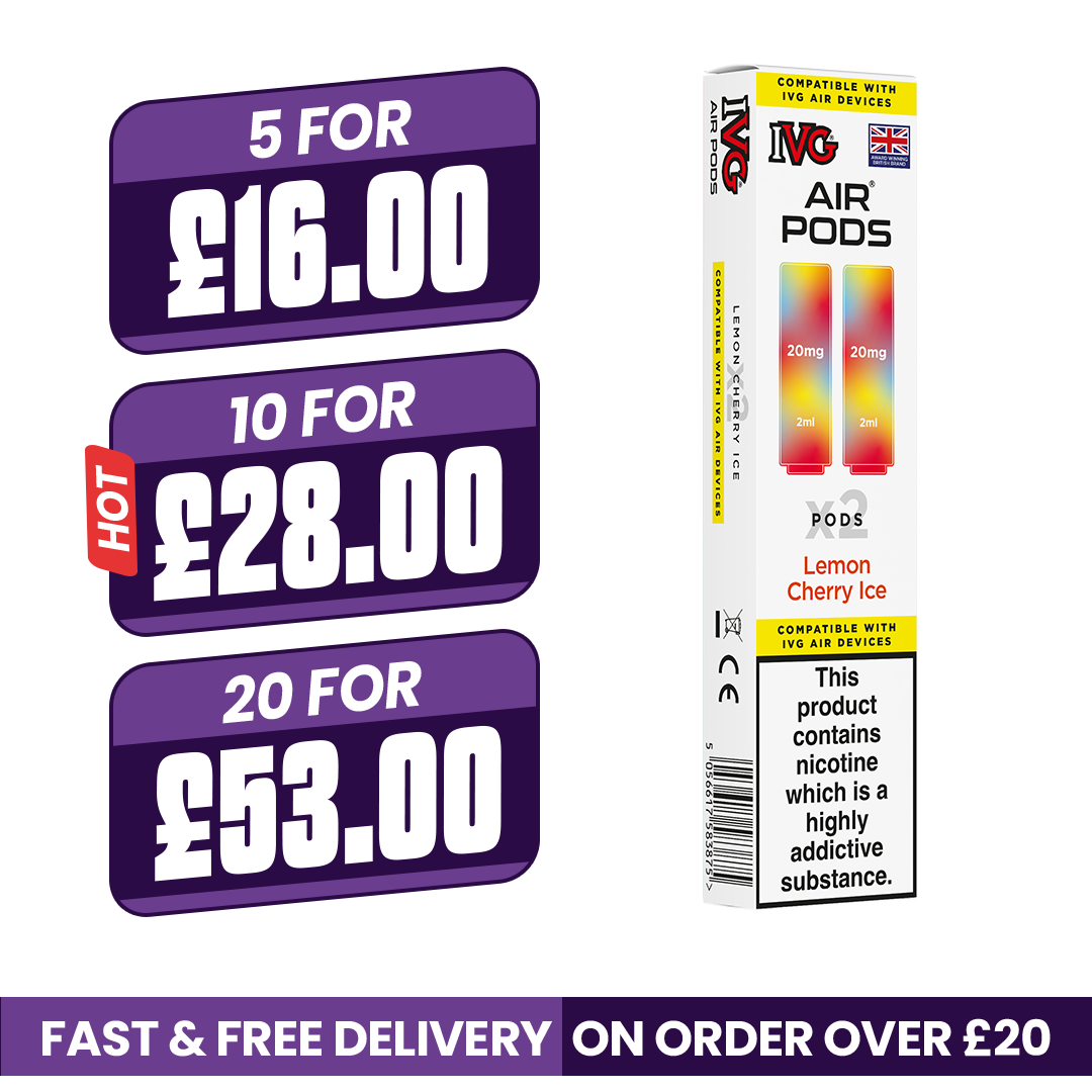 IVG Air Prefilled Pods Lemon Cherry Ice