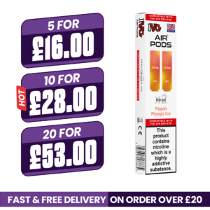 IVG Air Prefilled Pods Peach Mango Ice