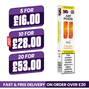 IVG Air Prefilled Pods Pineapple Passionfruit