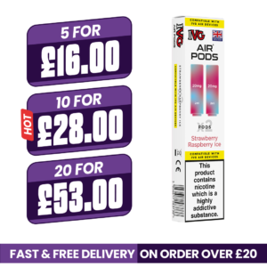 IVG Air Prefilled Pods Strawberry Raspberry Ice