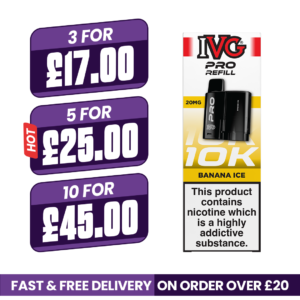IVG Pro 12 Banana Ice Refill Pods