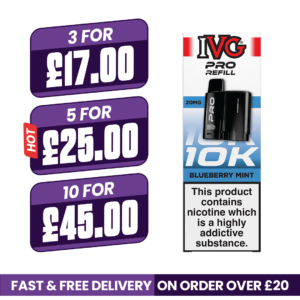 IVG Pro 12 Blueberry Mint Refill Pods