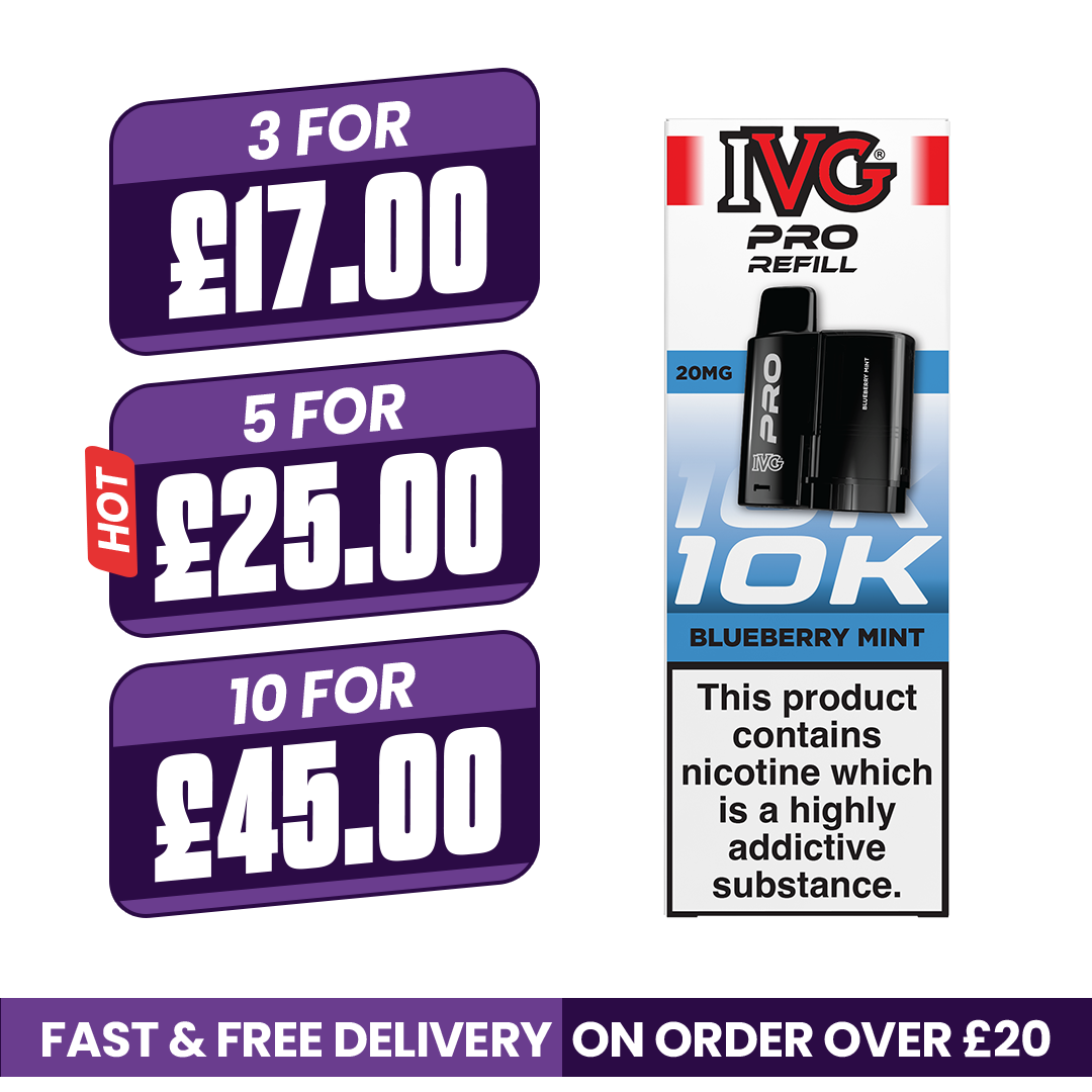 IVG Pro 12 Blueberry Mint Refill Pods