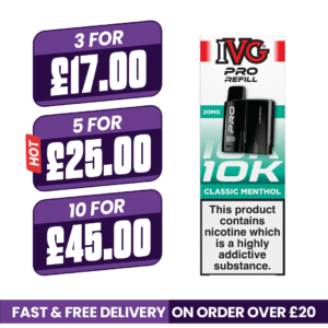 IVG Pro 12 Classic Menthol Refill Pods