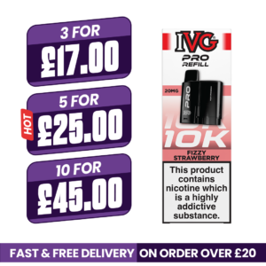 IVG Pro 12 Fizzy Strawberry Refill Pods